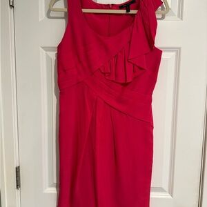 BCBGMaxAzria Asymmetrical Pink Dress
